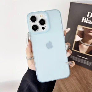 Matte Case Cover For iPhone 16 15 Pro Max 14 13 12 11 ShockProof Soft TPU Clear - Picture 1 of 18