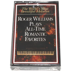 Roger Williams Plays All-Time Romantic Favorites (Cassette Tape 1994) NEW SEALED - Picture 1 of 3