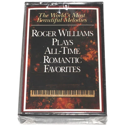 Roger Williams Plays All-Time Romantic Favorites (Cassette Tape 1994) NEW SEALED - Image 1 of 4