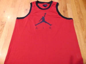 JORDAN BRAND NAME AND NUMBER RED LOGO JERSEY SIZE 2XL - Picture 1 of 4