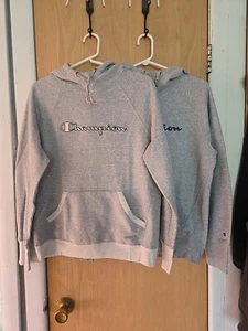 2- Womens Champion Hooded Sweatshirts Hoodie Size Medium - Picture 1 of 7