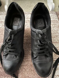 Calvin Klein Wedges Sneaker, Schwarz, Gr. 37 – gebraucht, repariert - Bild 1 von 6