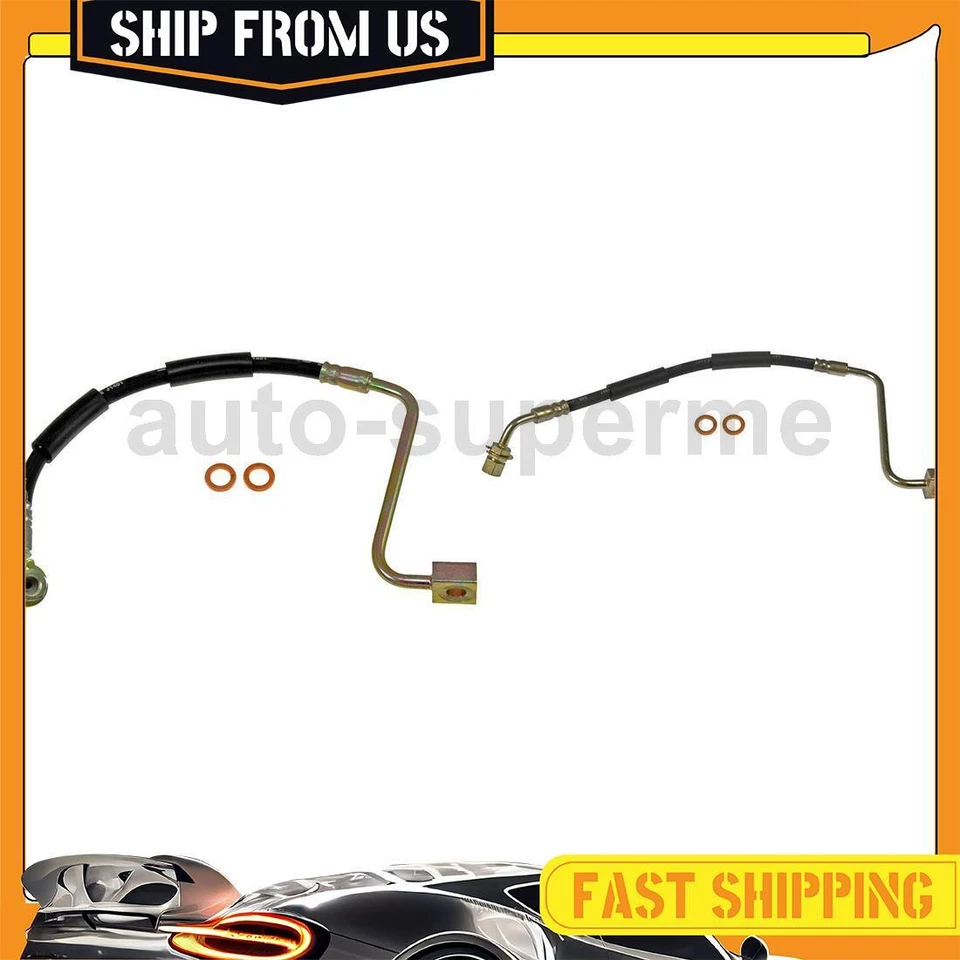 Juego de manguera de freno delantero 2 piezas Ford Freestyle 2005 2006 2007 3,0 L Foto 1 de 4