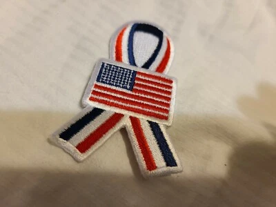 EMBLEM SOURCE 2001 2001-2002 9/11 NBA Flag Memorial Ribbon Patch for Authentic Jersey REAL !