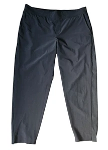 Athleta Brooklyn Ankle Pant 14P Petite Black Elevated Essential Career Gorpcore - Picture 1 of 16