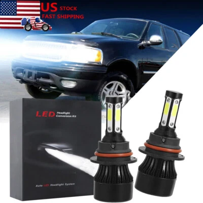 Bombilla de faro LED de 4 lados para Ford Expedition 1997-2002 y 2001-07 E-350 Super Duty Foto 1 de 4