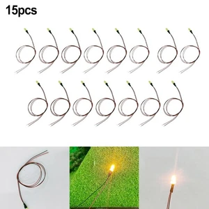 Kfz LED Beleuchtungsset 15 vorverdrahtet 3mm gelbe LEDs mit Widerständen - Picture 1 of 9
