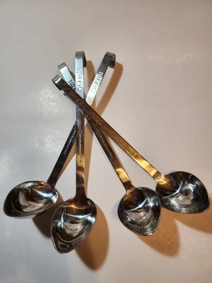 Cucharones Bloomfield de acero inoxidable (4) 2 oz 59 ml Foto 1 de 3
