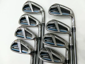 TaylorMade SIM MAX OS Iron Set 8pcs 5-9-PW-AW-SW TENSEI BLUE TM60 Flex R - Picture 1 of 7
