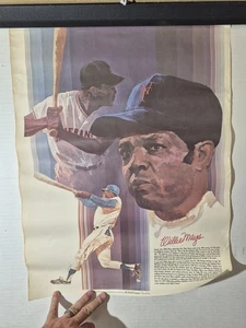 Coca Cola "Grandes del béisbol" - Willie Mays - "Póster original" - Imagen 1 de 6
