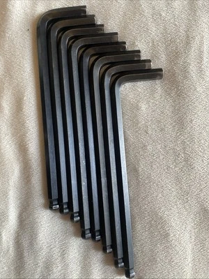 8mm Allen Wrench Hex Long Arm Heat Treated Lot of 8 - Image 1 of 2
