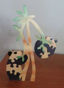 PANDAS IN THE BAMBOO WOOD JIGSAW PUZZLE - Picture 1 of 2