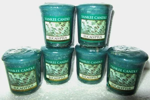 LOTTO 6 Candele Yankee ritirate "EUCALIPTO" ~ fresche ~ votivi campionatori ~ RARA ~ NUOVA - Foto 1 di 1