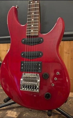 American Peavey Impact 2 rojo trans con puente Kahler no trémolo (años 80) Foto 1 de 4