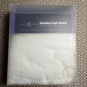 NUEVO - Toalla de pelo/turbante de bambú Lilla Rose - Imagen 1 de 4