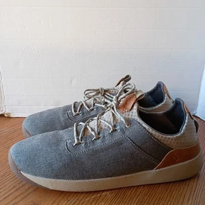 OLUKAI Nanea Li Mens Size 13 Casual Oxford Sneaker Lace Up Athleisure Gray Vapor - Picture 1 of 8