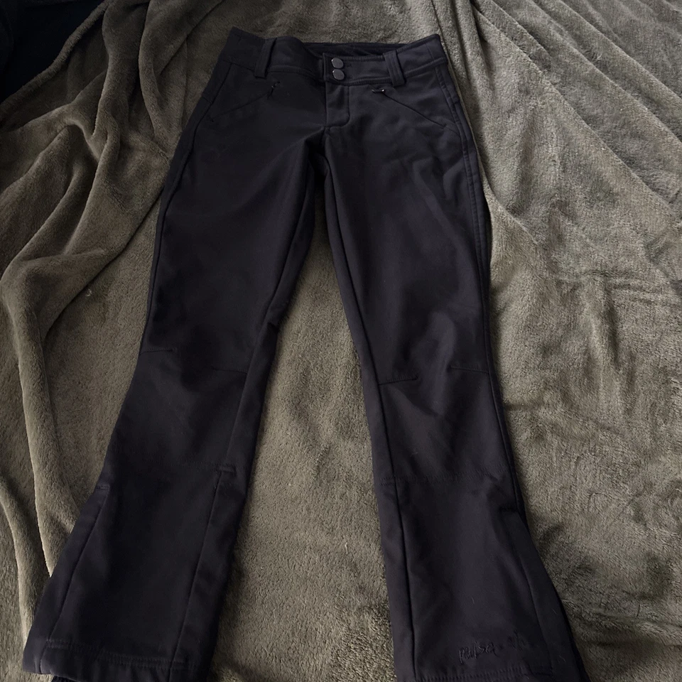 Pulse Youth Snow Ski Pants M 10/12 Black - Image 1 of 4