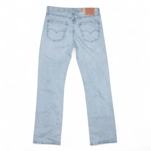 Pantalones de mezclilla ajustados Levis 527 para hombre talla 36x36 lavado claro suave elástico nuevos con etiquetas - Imagen 1 de 13