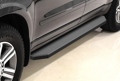 Pasos laterales negros APS Premium 6" aptos 07-17 Chevy Traverse Buick Enclave Foto 1 de 4