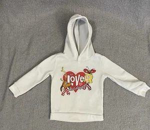 The Grinch Hoodie Sweatshirt Girls Size 4 Cindy Lou Max Heart We Love Holidays - Picture 1 of 4