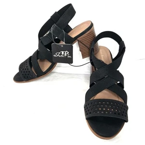 Alexis Bendel Fran-06L Ankle Strap Block Heel Sandal Size 9 NIB - Picture 1 of 6
