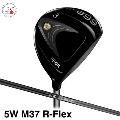 PRGR Golf SUPER Egg Hi-COR Model Fairway Wood 5W M37 R-Flex Graphite Shaft 2022 - Image 1 of 4