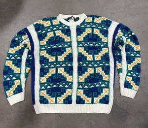 VTG Christian Dior Monsieur Hand Knitted Sweater - Picture 1 of 4