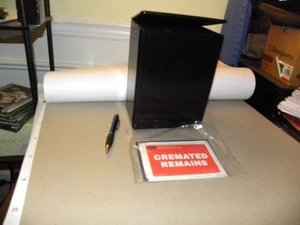 Airline Safe Kunststoff Temporäre Reise Einäscherung Urne Box menschliche Asche TSA genehmigt - Bild 1 von 2