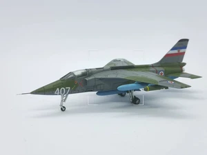 Modello non verniciato aereo attacco falco J22 ex Jugoslavia stampato in 3D 1/144 - Foto 1 di 8