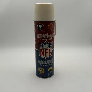 Vintage 1976 NFL King-Seeley 1 Qt Thermos AFC NFC Team Helme SUPER GEPFLEGT!! - Bild 1 von 10