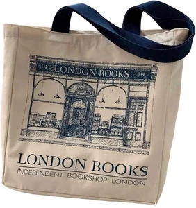 Lefe Liee Canvas Tote Bag für Damen, Book Aesthetic mit Reißverschluss,... - Bild 1 von 6