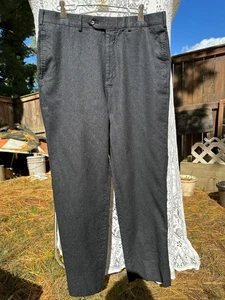 Brooks Brothers Madison Hose 32x29 Wolle Vitale Barberis Canonico Italy anthrazit - Bild 1 von 11