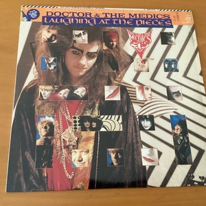 DOCTOR & THE MEDICS LAUGHING AT THE PIECES JAPAN LP OBI 28AP-3212 SHRINK POSTER - Picture 1 of 7