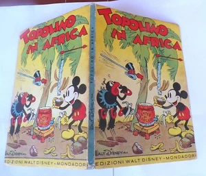 TOPOLINO IN AFRICA - Sinfonie Allegre Mondadori Walt Disney 1936 BROSSURATO - Imagen 1 de 7