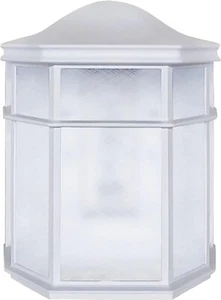 NEW Aspect BSSW081009L30ENWH Bristol Outdoor Light Fixture, White - Picture 1 of 3