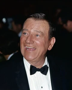 John Wayne candid smiling portrait in tuxedo 1960's 24x36 Poster - Picture 1 of 1