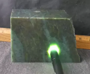 Washington State Translucent Jade 1 7/8" Slab, 3+ Pounds - Picture 1 of 4