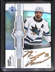 2022-23 UD Ultimate Collection Ultimate Emblems Auto #UE-MF Mario Ferraro - Picture 1 of 2