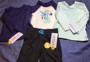 NWT Summer Bundle Boy Size 12 Months 3 Swim-shirts 1 shorts - Picture 1 of 5