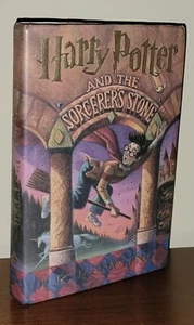 HARRY POTTER AND THE SORCERER'S STONE HARD COVER, 1998 PRINTING, J.K. ROWLING - Picture 1 of 5