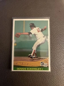 1984 Donruss Baseball Card #639 Dennis Eckersley - Picture 1 of 2