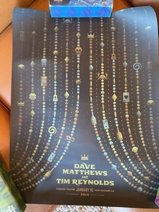 Dave Matthews Tim Reynolds 15.1.14 Saenger New Orleans NOLA Poster DKNG. #'d! - Bild 1 von 2