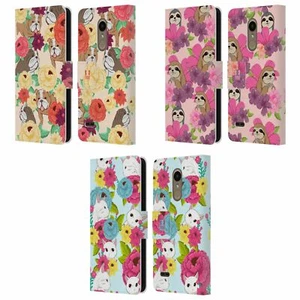 HEAD CASE FLORAL & ANIMAL PATTERN LEATHER BOOK WALLET CASE COVER FOR LG PHONES 1 - Picture 1 of 7