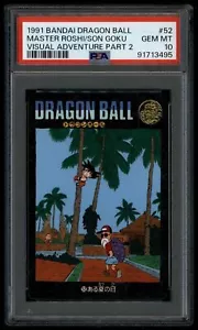 Dragon Ball Japanese Visual Adventure 2 52 Son Goku Roshi 1991 PSA 10 91713495 - Picture 1 of 2
