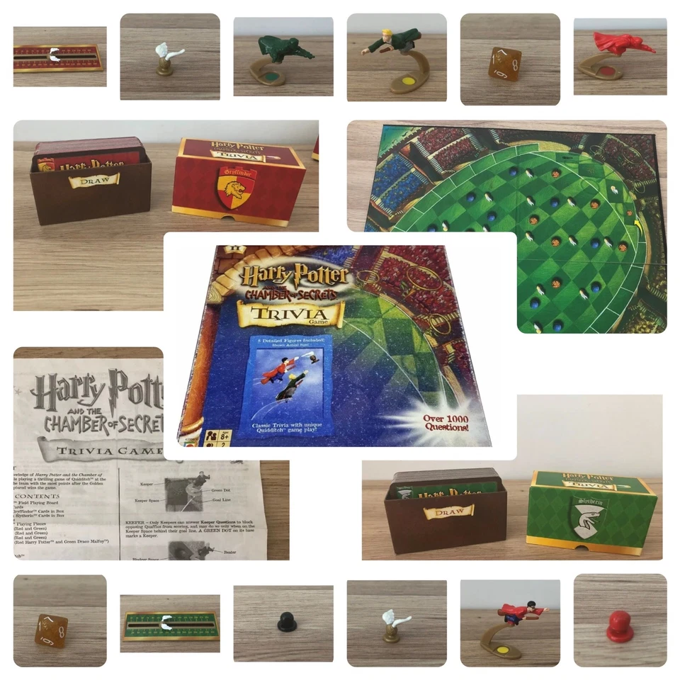 HARRY POTTER & THE CHAMBER OF SECRETS TRIVIA GAME * Multi Listing * Spare Pieces - Image 1 of 1