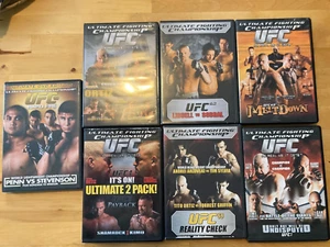 Lots of 7 UFC DVDs - 43 44 47 48 51 59 62 80 - Ortiz - Penn - Lindell - Couture - Picture 1 of 3