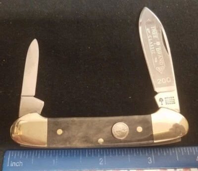 Boker Tree Brand Classic 200 Canoe Knife, Smooth Grey Bone Handles " Foto 1 de 4