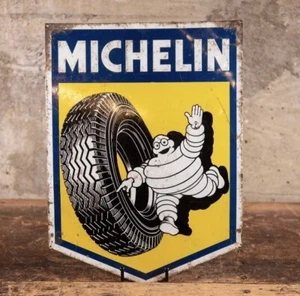 Original Michelin Tire Sign TAC Authenticated  - Picture 1 of 7