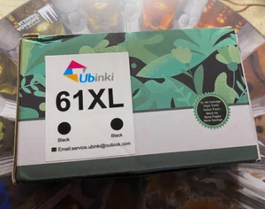 Ubinki 61 XL Czarny do hp. zapieczętowany. podwójny pakiet. - Zdjęcie 1 z 1