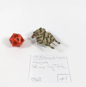 RENEGADE LEGION Miniature War Game Metal DELIVERER Heavy Tank 5960 #1 - Picture 1 of 2
